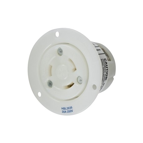 Hubbell HBL2626 L6-30 Flanged Outlet (Hubbell HBL2626)